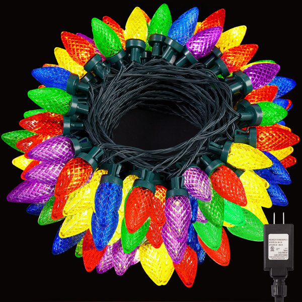 The Holiday Aisle® 100 LED 39ft Plug in Christmas Decorations String